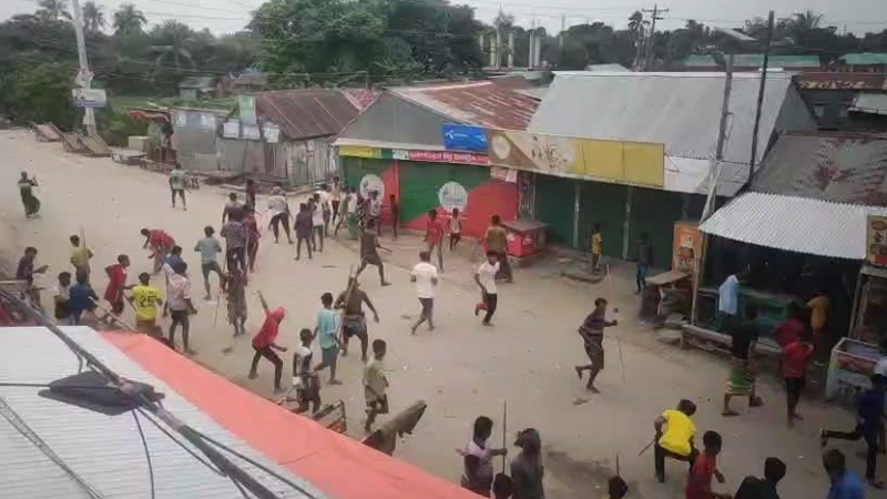 বালু উত্তোলন নিয়ে বিএনপির দু’গ্রুপের সংঘর্ষে আহত ১৫